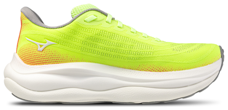 Mizuno Wave Sky 9 Wide - Women's Green/White product view