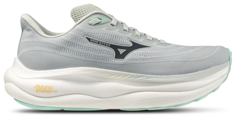 Mizuno Wave Sky 9 Wide - Women's Mercury/Baritone Blue product view