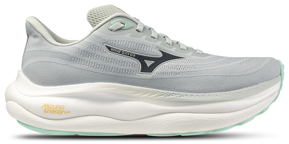 Mizuno Wave Sky 9 Wide - Women's Mercury/Baritone Blue product view
