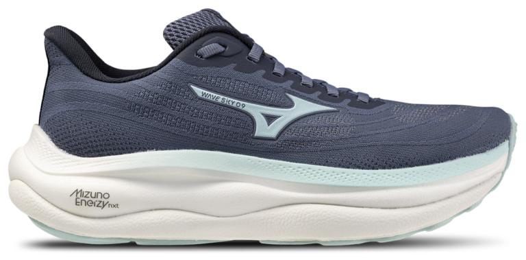 Mizuno Wave Sky 9 Wide - Women's Purple/Blue product view