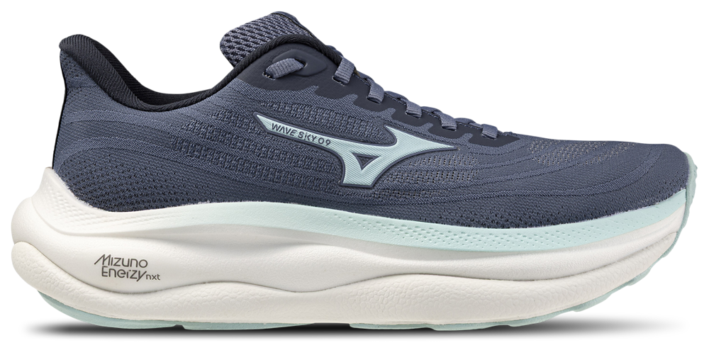 Mizuno Wave Sky 9 Wide - Women's Purple/Blue product view
