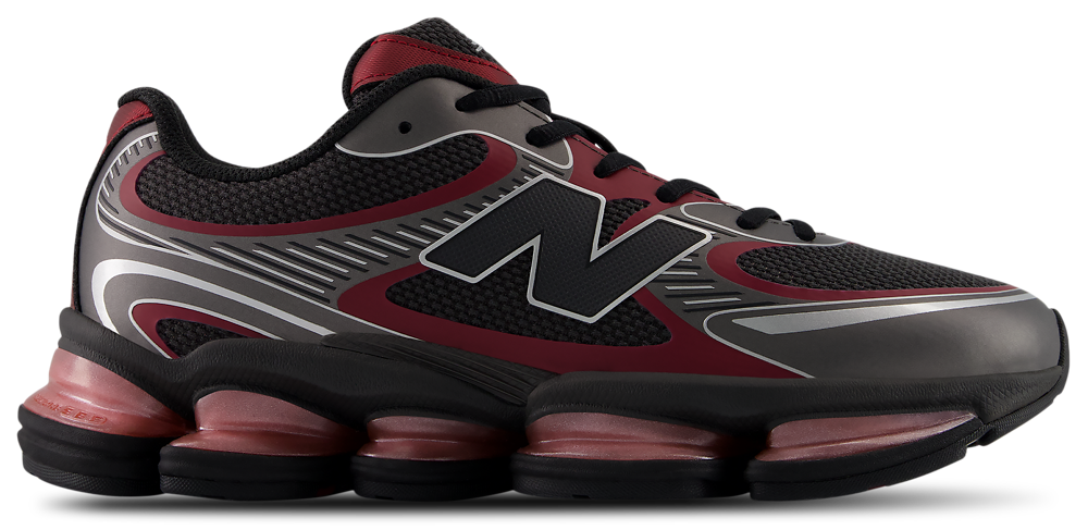 New Balance 2000 - Men's Black Cement/Podium Red product view