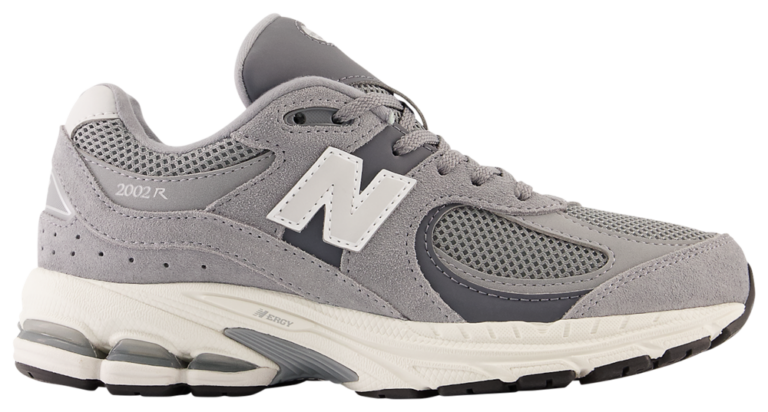 New Balance 2002R - Boys' Grade School Steel/White product view