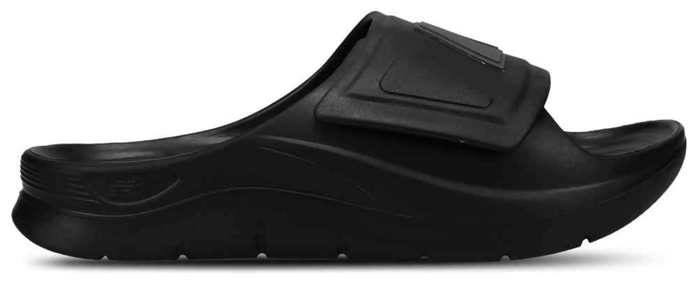 New Balance 202XA Velcro Slide - Men's Black/Castlerock product view