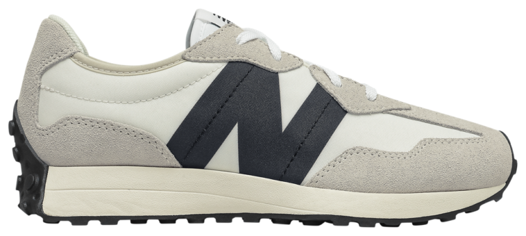 New Balance 327 - Boys' Grade School Silver Birch/Black/White product view