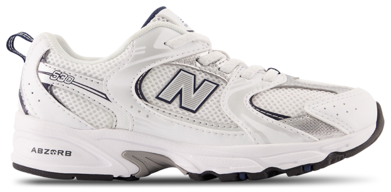 New Balance 530 - Boys' Preschool White/Navy product view