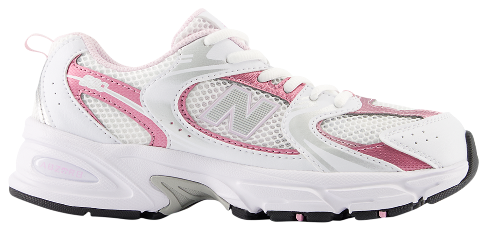 New Balance 530 - Girls' Grade School White/Pink/Silver product view