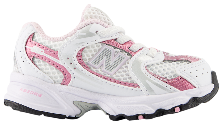 New Balance 530 - Girls' Toddler Pink/White product view