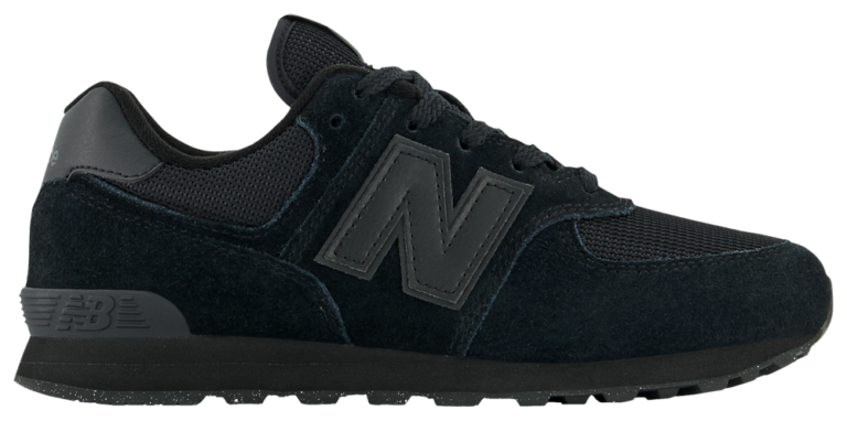 New Balance 574 Core - Boys' Grade School Black/Black product view