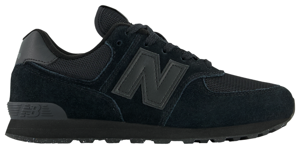 New Balance 574 Core - Boys' Grade School Black/Black product view