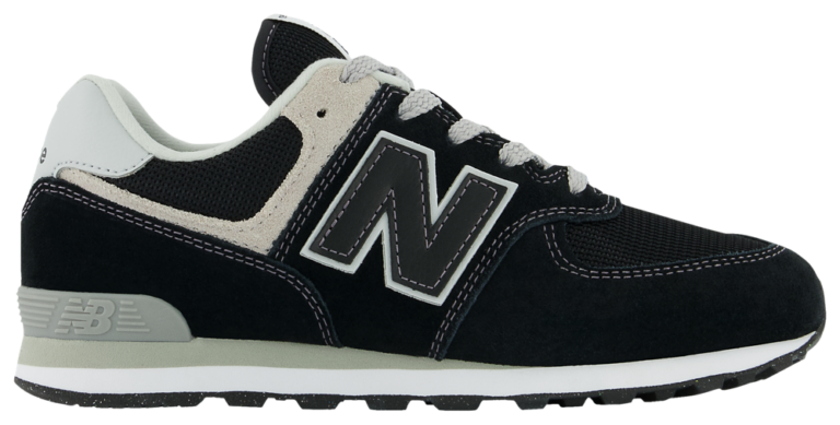 New Balance 574 Core - Boys' Grade School Black product view