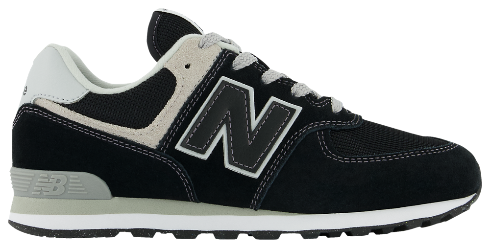 New Balance 574 Core - Boys' Grade School Black product view