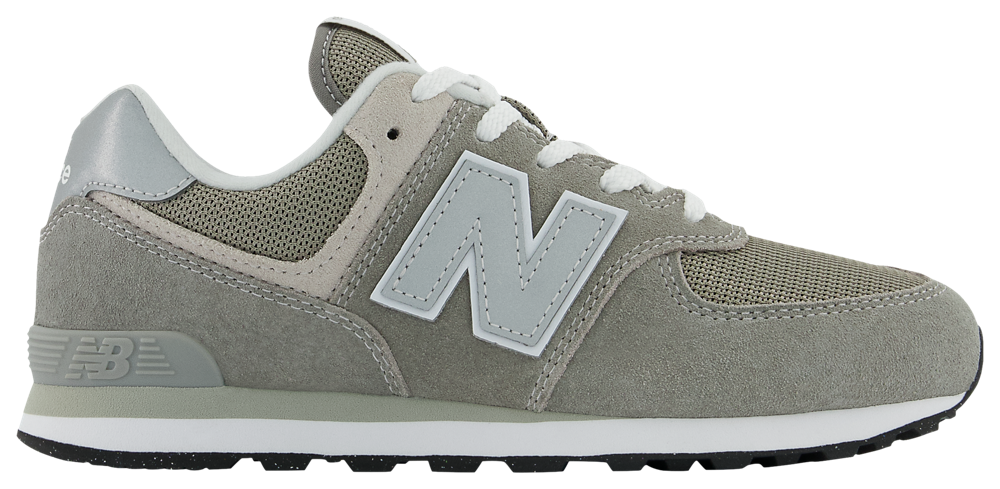 New Balance 574 Core - Boys' Grade School Grey/White product view