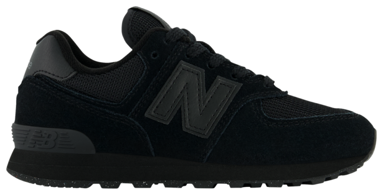 New Balance 574 Core - Boys' Preschool Black/Black product view