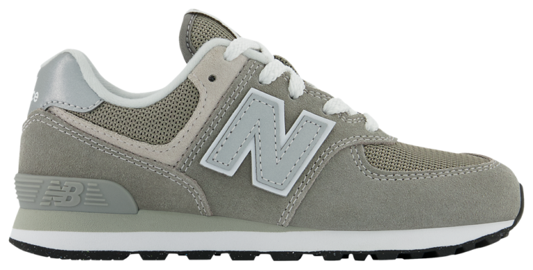 New Balance 574 Core - Boys' Preschool Grey/White product view