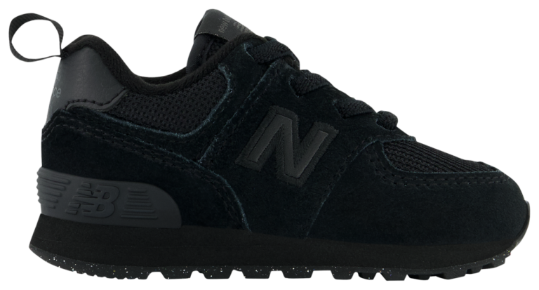 New Balance 574 Core - Boys' Toddler Black product view