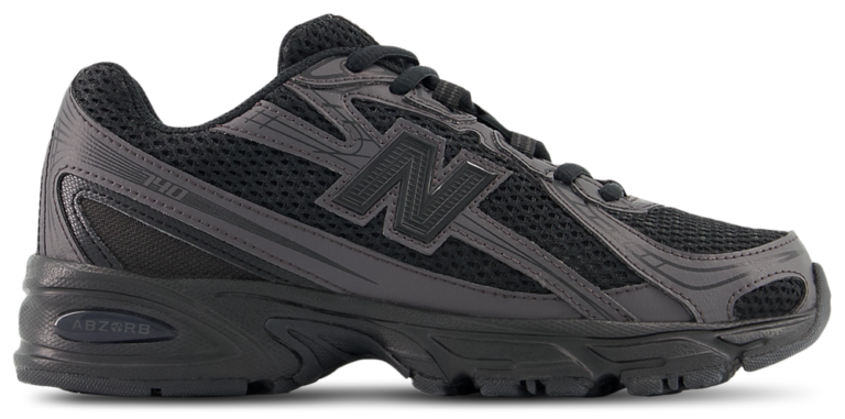 New Balance 740 - Boys' Grade School Black/Black product view