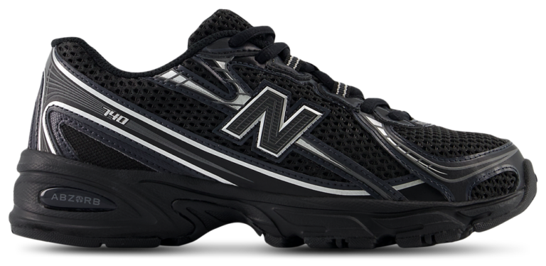 New Balance 740 - Boys' Grade School Silver/Black product view