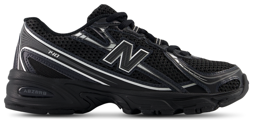 New Balance 740 - Boys' Grade School Silver/Black product view