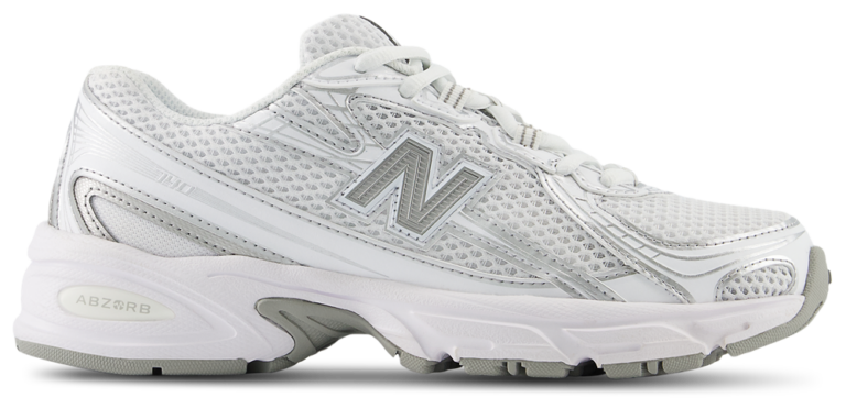 New Balance 740 - Boys' Grade School White/Silver product view