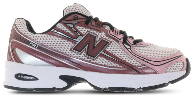 New Balance 740 - Women's Washed Burgundy/Pink Taffy product view