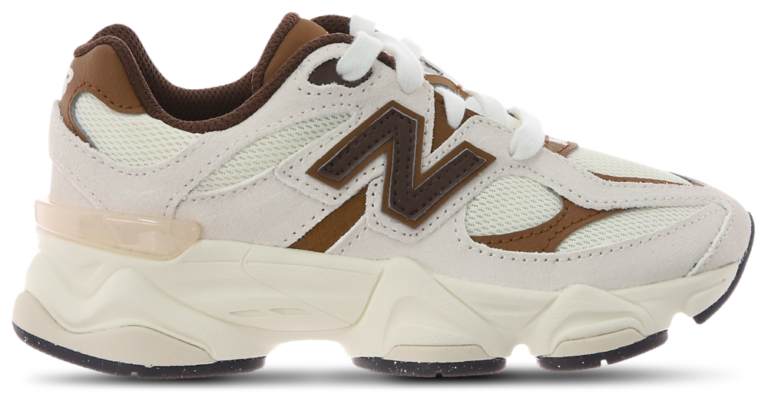 New Balance 9060 - Boys' Preschool White/Brown product view