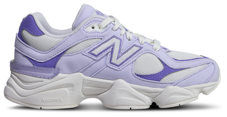 New Balance 9060 - Girls' Grade School Sea Salt/Violet Crush product view
