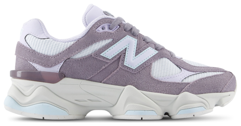 New Balance 9060 - Girls' Grade School Smoked Violet/Off Line Grey product view