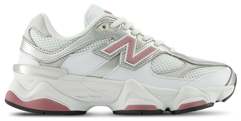 New Balance 9060 - Girls' Grade School White/Pink product view