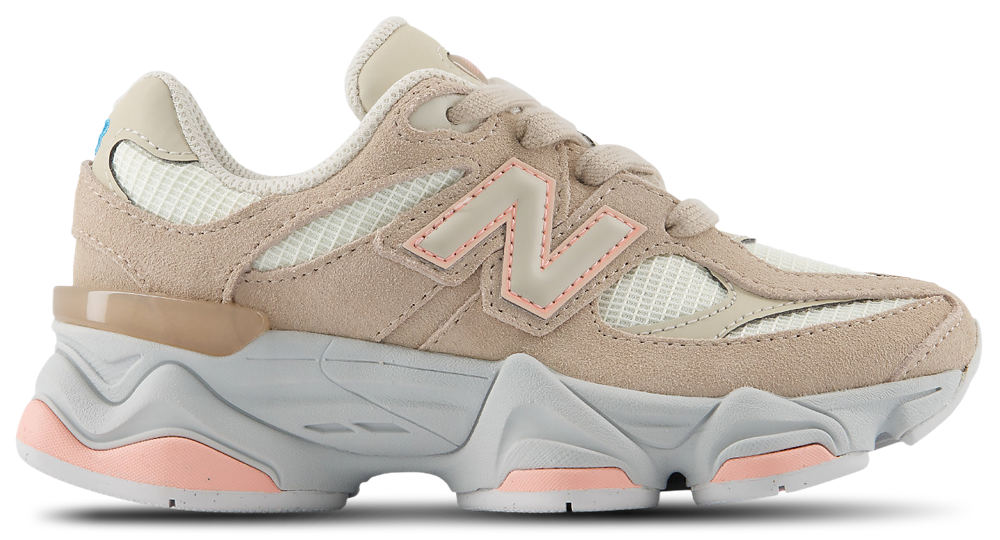 New Balance 9060 - Girls' Preschool Pink/Grey/White product view