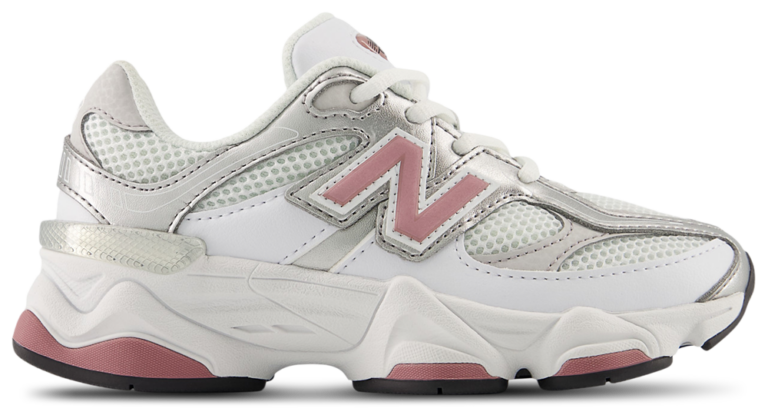 New Balance 9060 - Girls' Preschool White/Pink product view