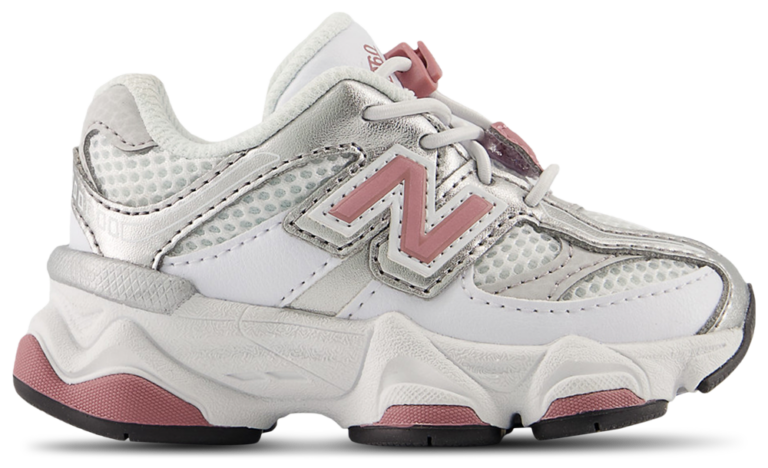 New Balance 9060 - Girls' Toddler Pink/White product view