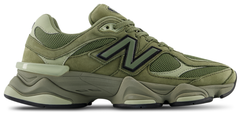 New Balance 9060 - Men's Olivine/Dark Olivine/Black product view