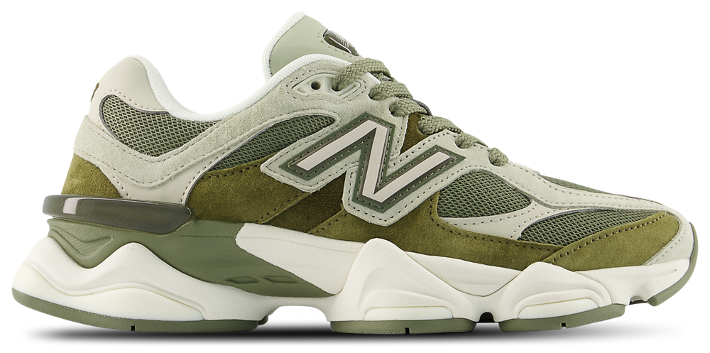 New Balance 9060 - Men's White/Olivine/Dark Olivine product view