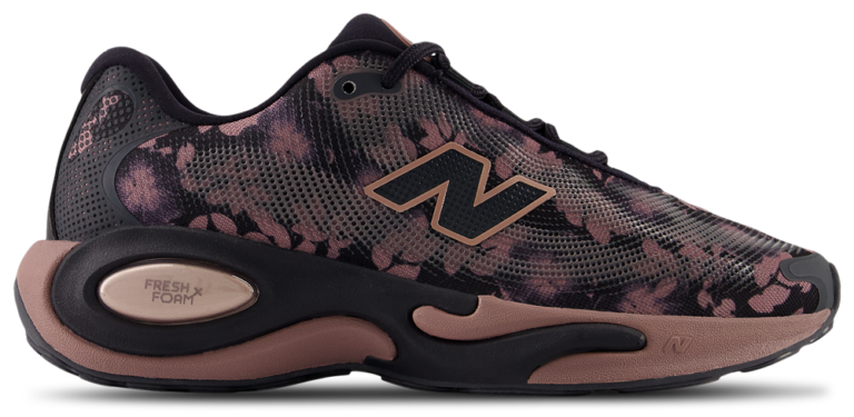 New Balance AC Runner - Women's Pebbles/Cherry Leather product view