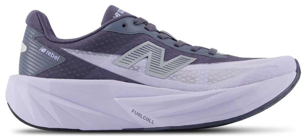 New Balance Fuelcell Rebel V5 - Women's Meteorite/Smoked Violet product view