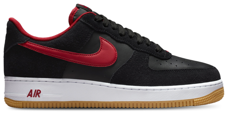 Nike AF1 '07 LV8 1 - Men's Black/Varsity Red/White product view