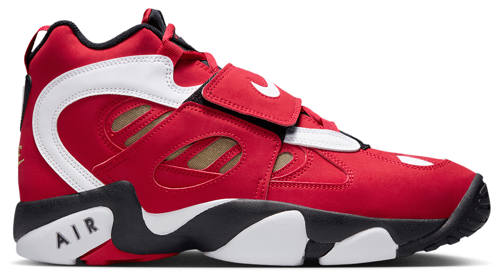 Nike Air Diamond Turf II - Men's Fire/White/Black product view