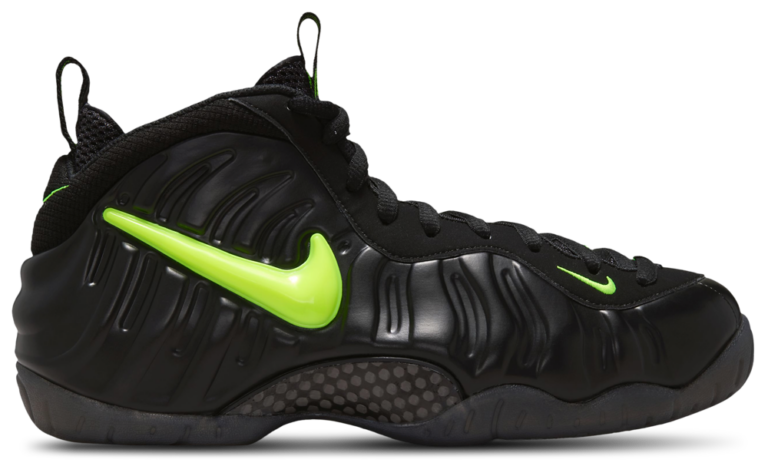 Nike Air Foamposite Pro - Men's Black/Voltage Yellow product view