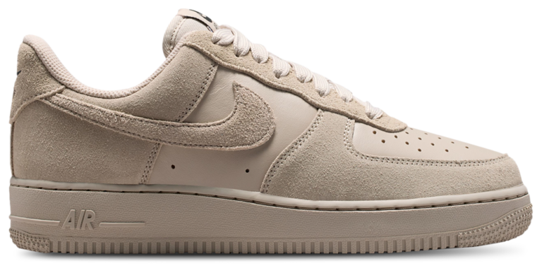 Nike Air Force 1 '07 FL1 - Women's Metallic Silver/Black/Cream product view