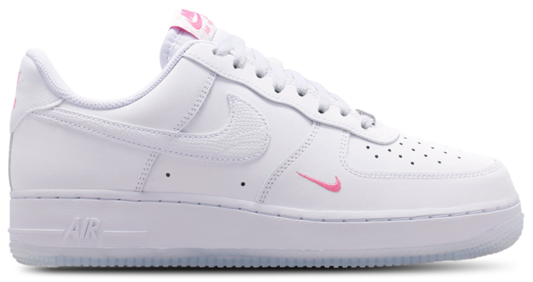 Nike Air Force 1 '07 FL1 - Women's White/White/Lotus Pink product view