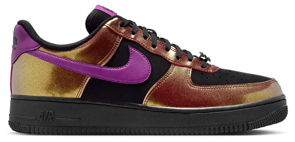 Nike Air Force 1 '07 LV8 - Men's Gold/Black/Bold Berry product view