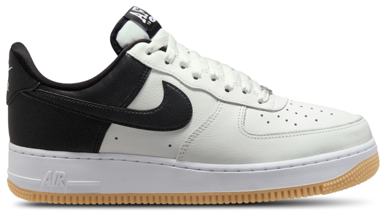 Nike Air Force 1 '07 LV8 - Men's Summit White/Black/Metallic Silver product view