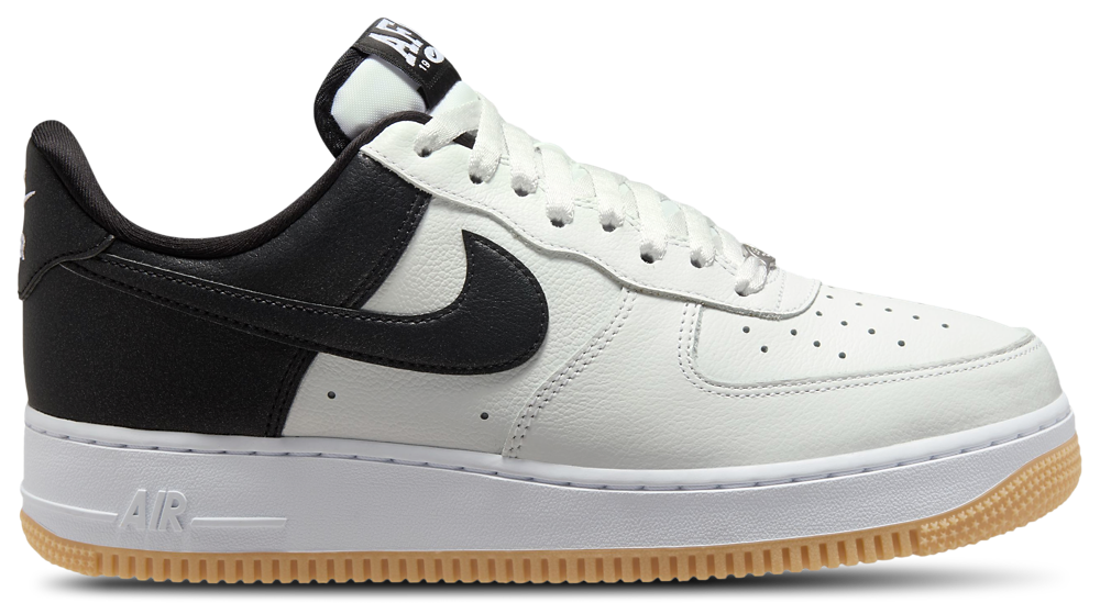 Nike Air Force 1 '07 LV8 - Men's Summit White/Black/Metallic Silver product view