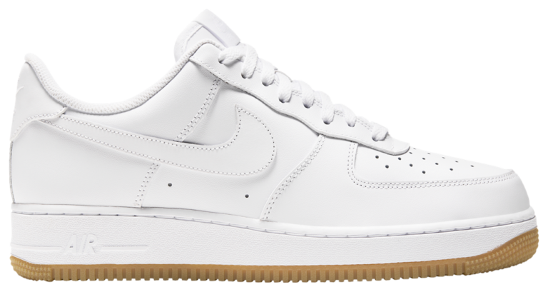 Nike Air Force 1 '07 - Men's White/White/Brown product view