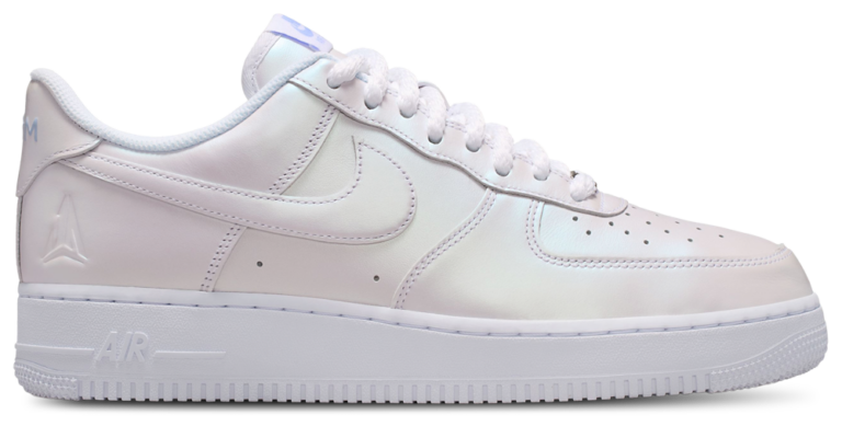 Nike Air Force 1 '07 Premium - Men's White/Blue/Silver product view