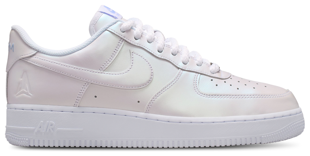 Nike Air Force 1 '07 Premium - Men's White/Blue/Silver product view