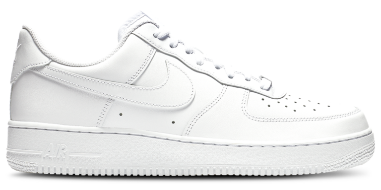 Nike Air Force 1 '07 — White/White side view