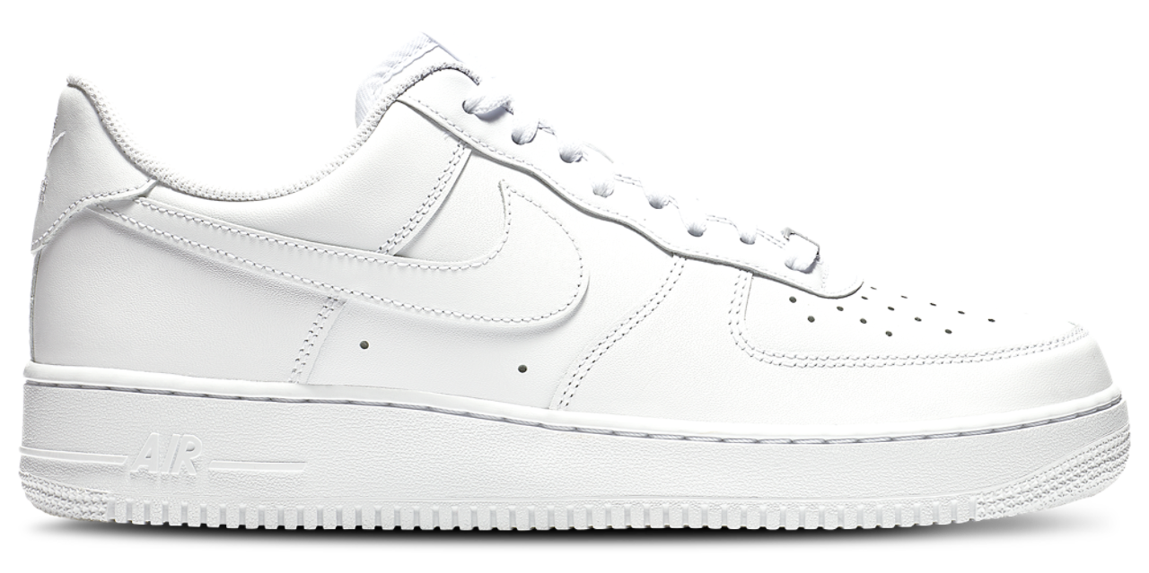 Nike Air Force 1 '07 — White/White side view