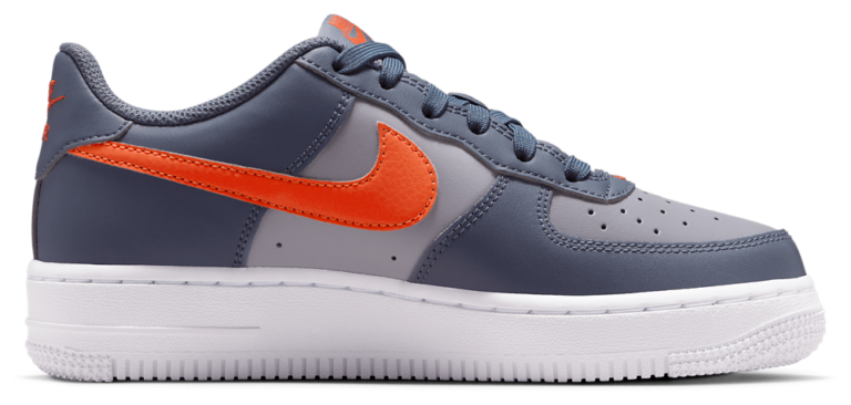 Nike Air Force 1 Low - Boys' Grade School Cement Grey/Team Orange/Lt Carbon product view